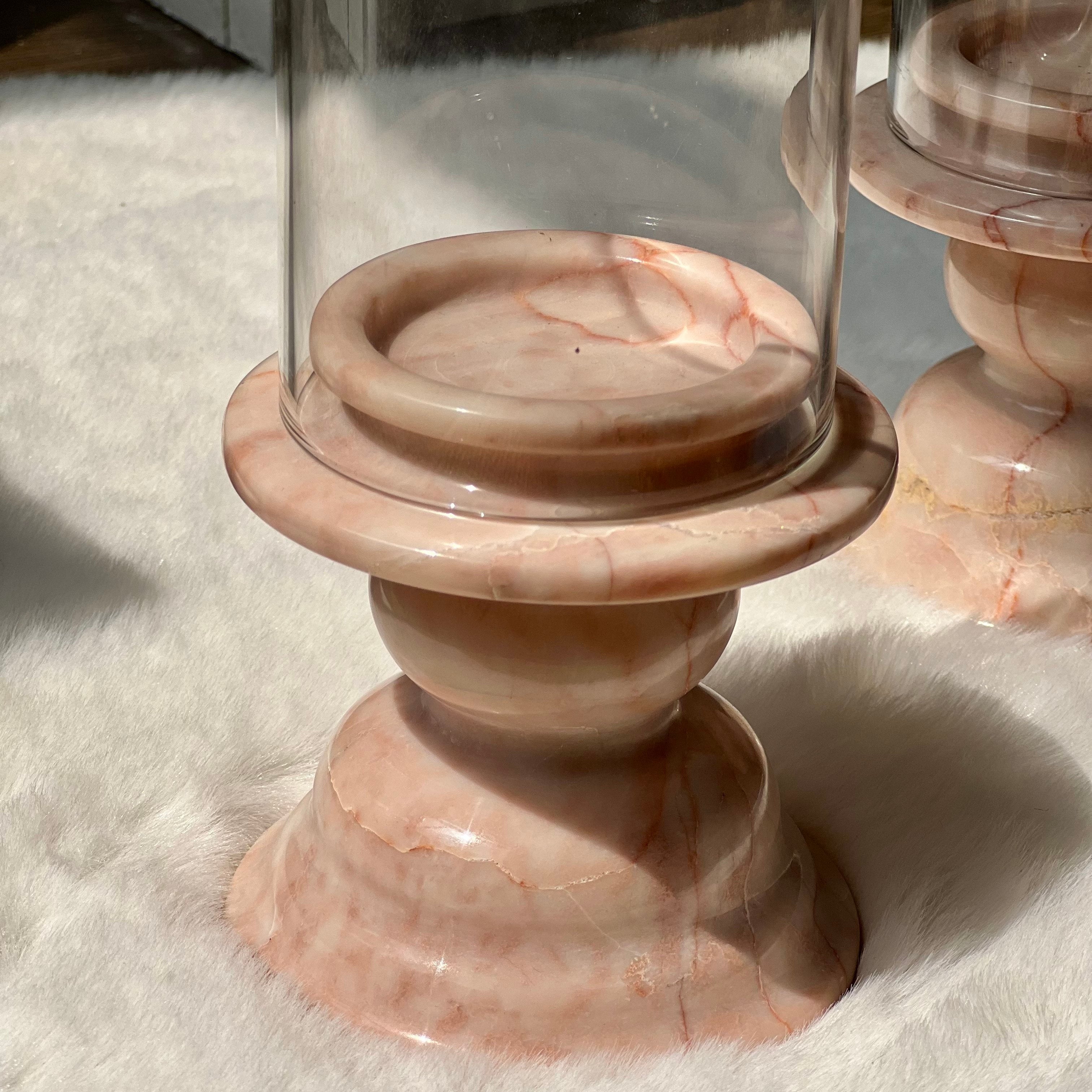 Modern Minimalist Marble Candle Holder Decor