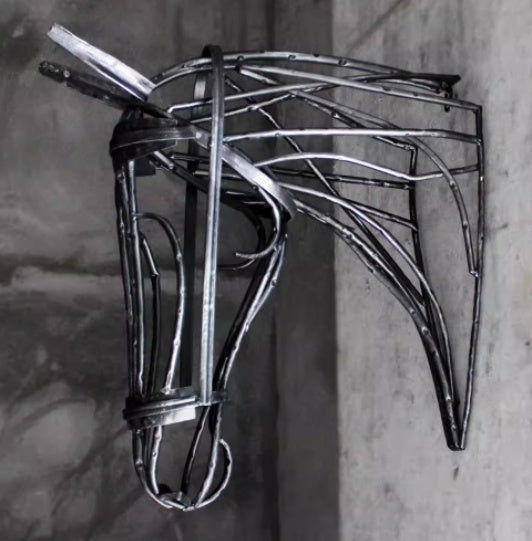 Metal Wall Hanging Wall Decor Animal Head Iron Wall Art