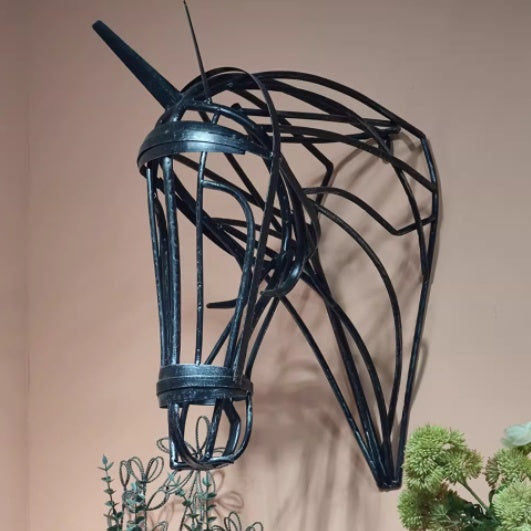 Metal Wall Hanging Wall Decor Animal Head Iron Wall Art